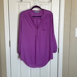 Karlie Lavender Blouse Size Medium